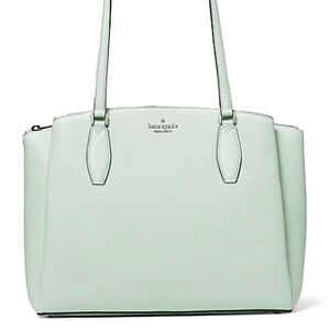 Kate Spade Monet Large Triple Compartment Tote - Mint Green